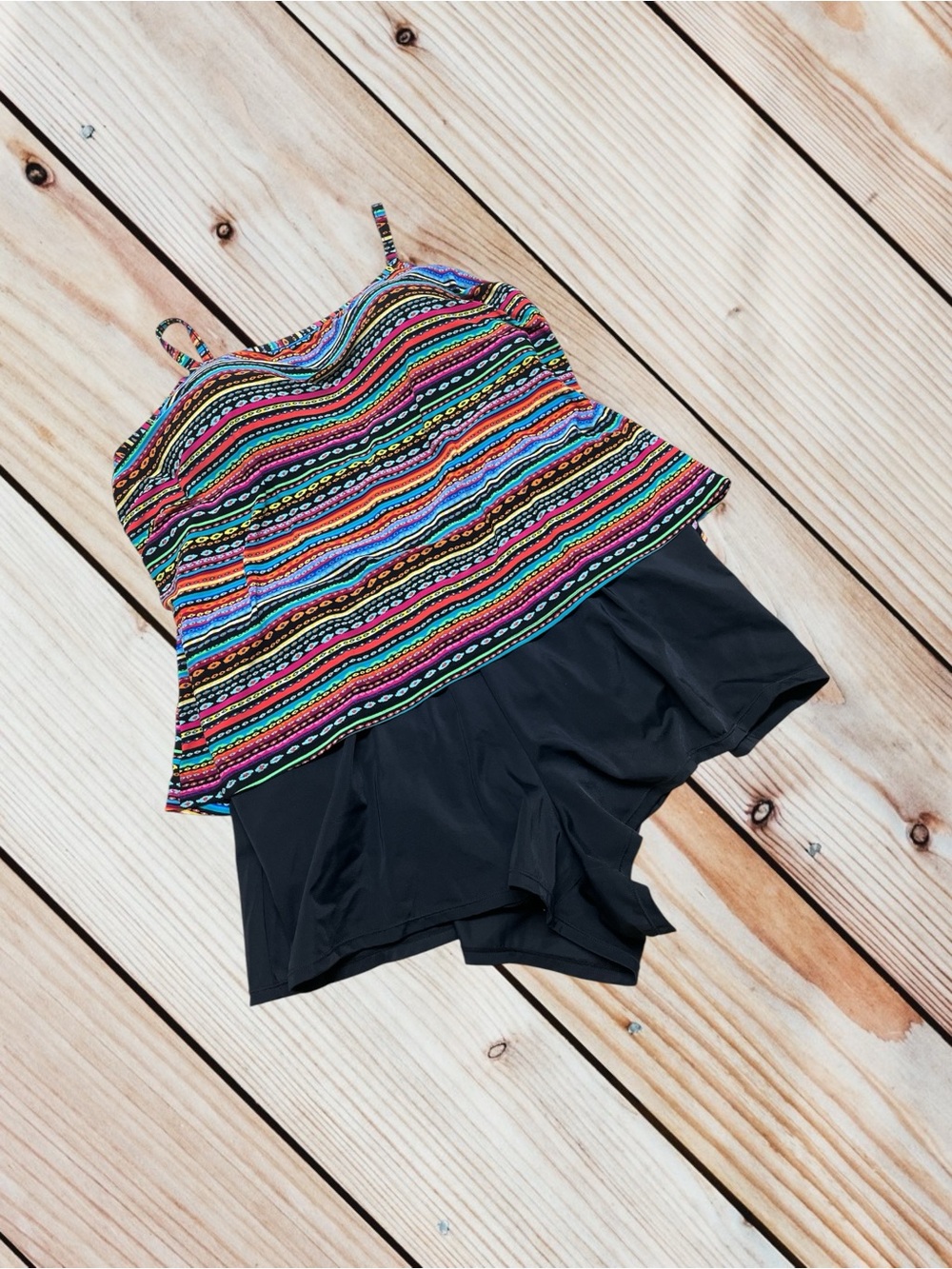 Trimshaper size 20W Swim Romper with pockets - Picture 2 of 12